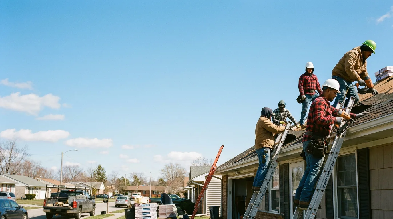 Roofing in Leonidas, MI near me